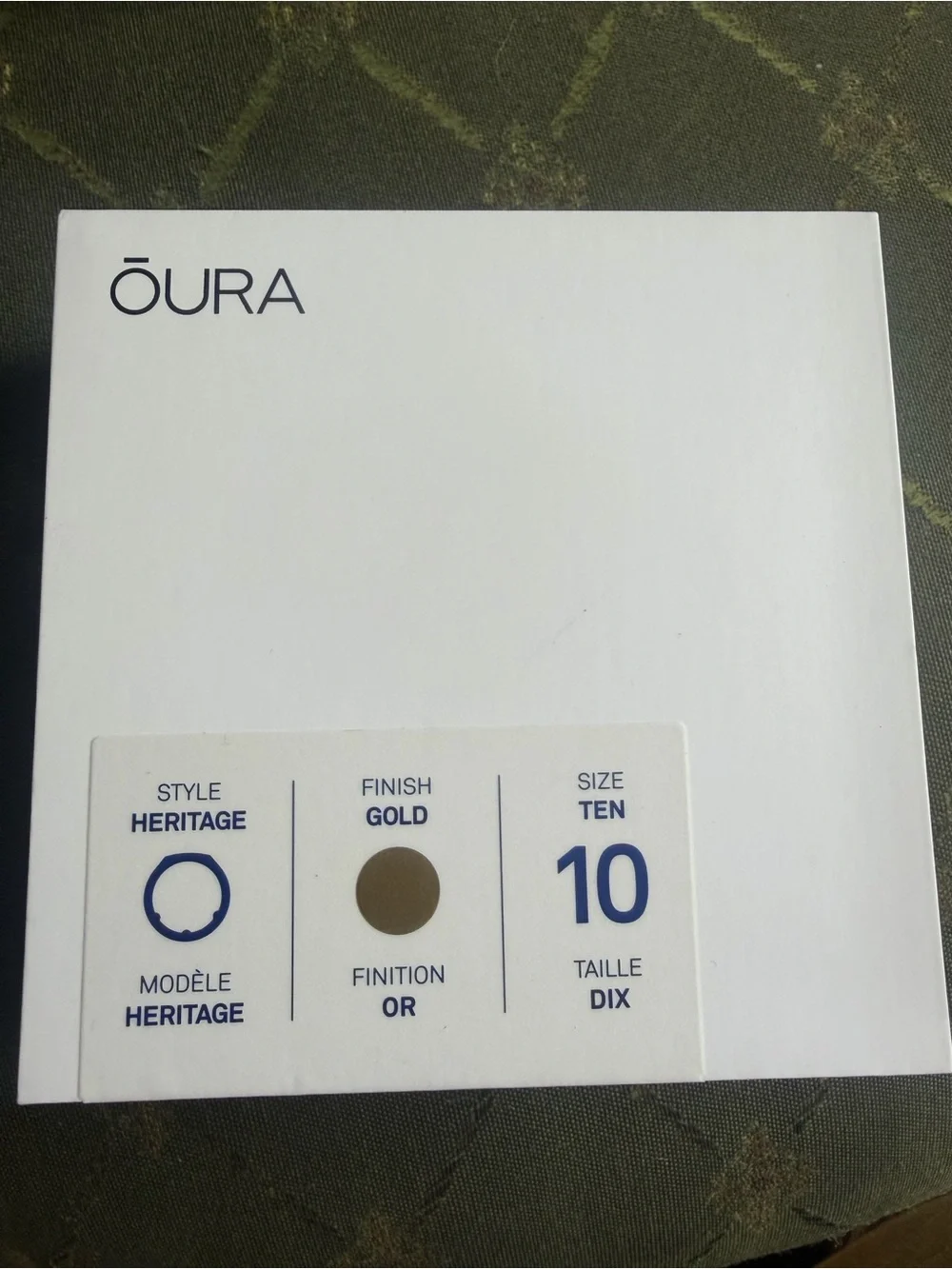 PRICE DROP Oura Ring GOLD Heritage Size 10 ~ NEW - Picture 2 of 6